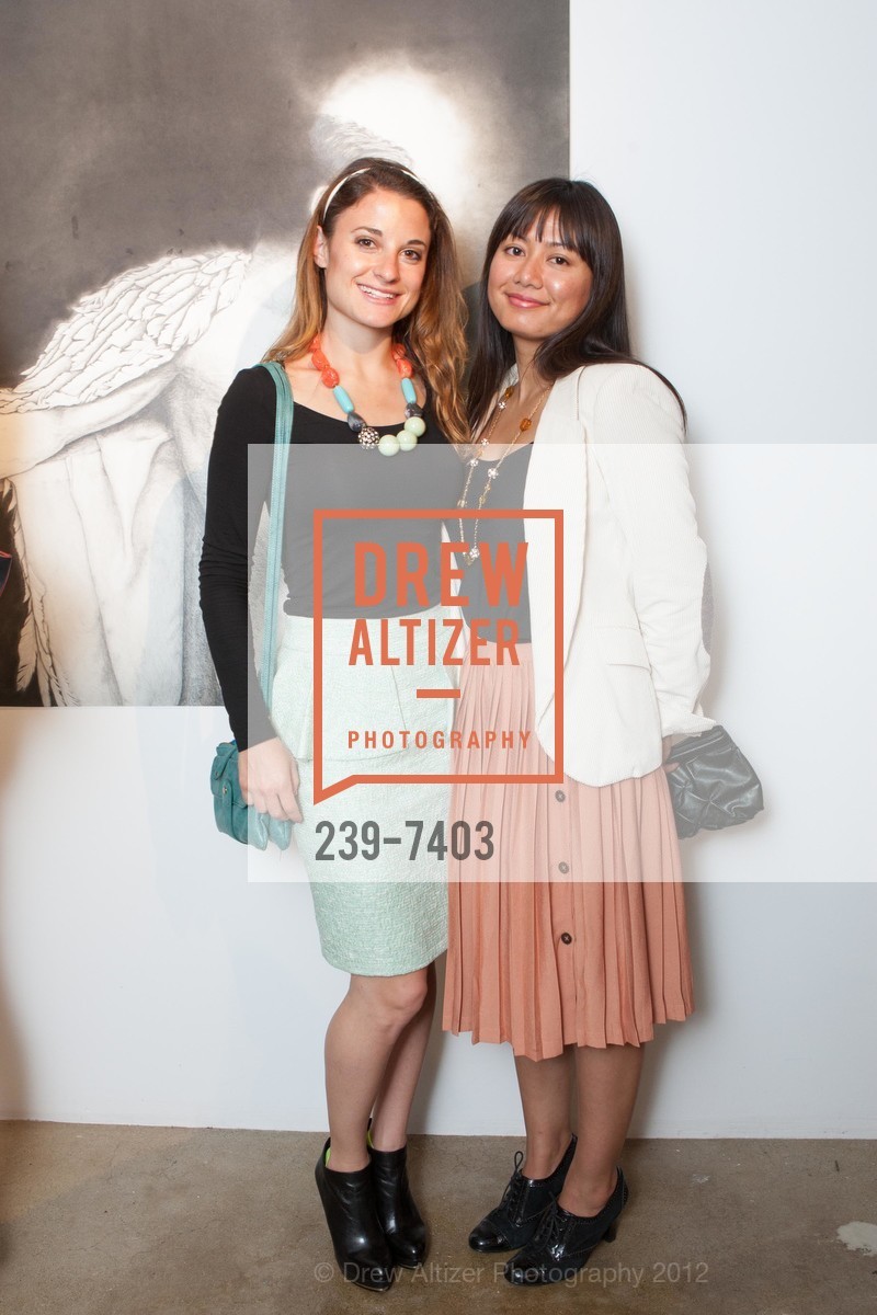 Sara Becker, Sophie Preap, Jill Milan Fall 2012 Cocktail Party, Wendi Norris Gallery. 161 Jessie Street, September 12th, 2012, Photo #239-7403 Sara Becker, Sophie Preap, Photo #239-7403