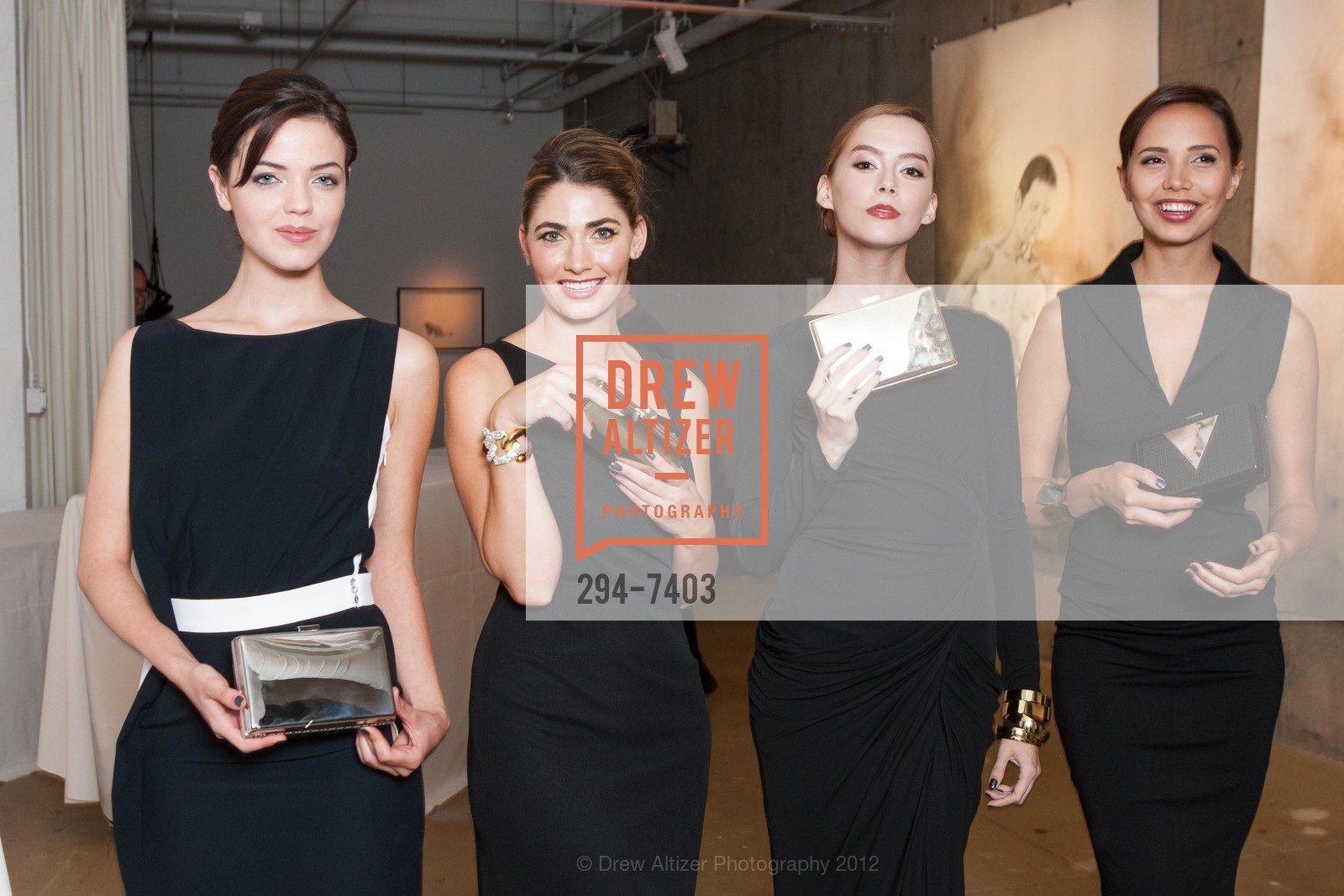 Sarah Cantergiani, Ellian Raffoul, Jill Milan Fall 2012 Cocktail Party, Wendi Norris Gallery. 161 Jessie Street, September 12th, 2012, Photo #294-7403 Sarah Cantergiani, Ellian Raffoul, Photo #294-7403