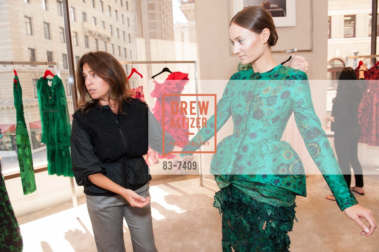 Angela Casiero, Amy Row, SAKS FIFTH AVENUE Giambattista Valli Haute Couture Fall 2012 Trunk Show, US, August 16th, 2012, Photo #83-7409 Angela Casiero, Amy Row, Photo #83-7409