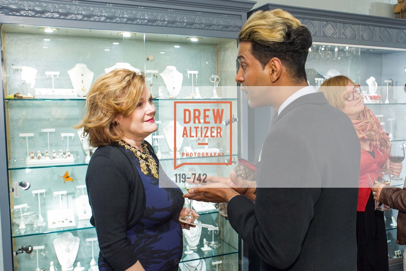 Jennifer Raiser, Emillio Mesa, LUXETIGERS & GALLERY OF JEWELS Benefit for Dress for Success, US, May 21st, 2015,Drew Altizer, Drew Altizer Photography, full-service agency, private events, San Francisco photographer, photographer california