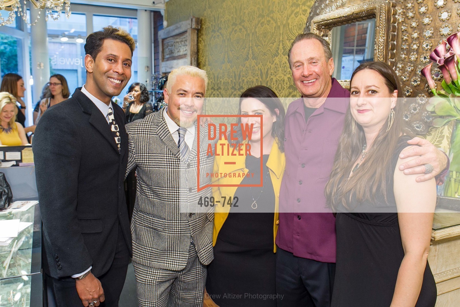 Emillio Mesa, Victor Vargas, Gia Barsi, Bill Hoover, Erica Scott, LUXETIGERS & GALLERY OF JEWELS Benefit for Dress for Success, US, May 21st, 2015,Drew Altizer, Drew Altizer Photography, full-service event agency, private events, San Francisco photographer, photographer California