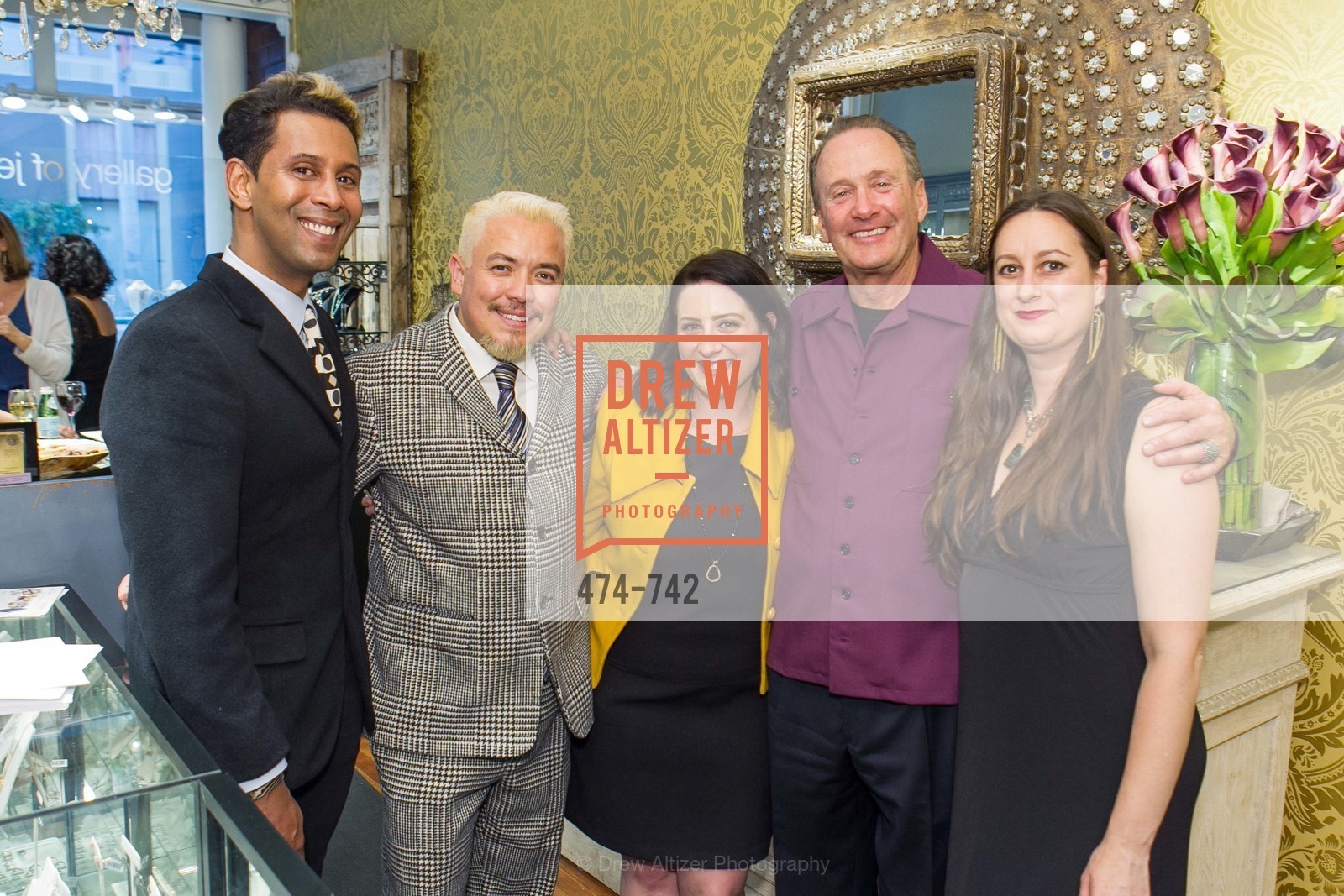Emillio Mesa, Victor Vargas, Gia Barsi, Bill Hoover, Erica Scott, LUXETIGERS & GALLERY OF JEWELS Benefit for Dress for Success, US, May 21st, 2015,Drew Altizer, Drew Altizer Photography, full-service agency, private events, San Francisco photographer, photographer california