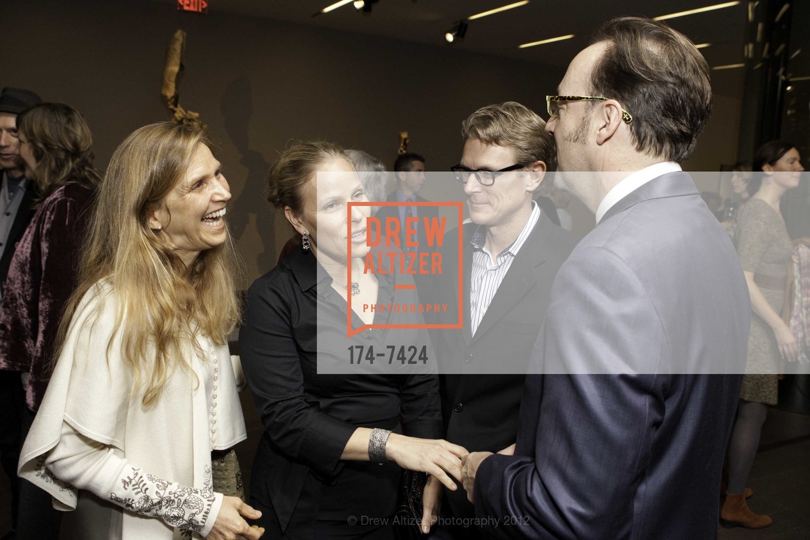 Danae Mattes, Robyn Freedman, Chris Cornyn, Timothy Anglin Burgard, Stephen De Staebler Exhibition Opening at the DE YOUNG MUSEUM, US, January 26th, 2012, Photo #174-7424 Danae Mattes, Robyn Freedman, Chris Cornyn, Timothy Anglin Burgard, Photo #174-7424
