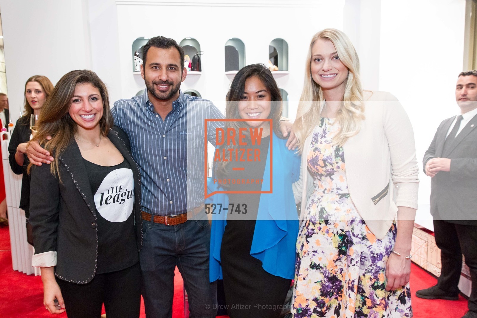 Meredith Davis, Payam Pakmanesh, Louella Aquino, Amanda Bradford, CHRISTIAN LOUBOUTIN Anniversary Party, US, May 21st, 2015,Drew Altizer, Drew Altizer Photography, full-service agency, private events, San Francisco photographer, photographer california