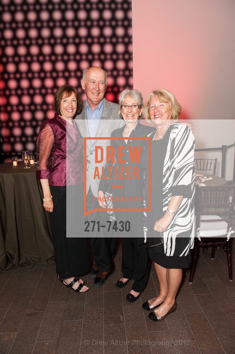 Linda Kasper, Jim Kasper, Elsa Martin, Victoria Cooper, William S. Paley Collection: A Taste for Modernism Donor Opening Reception, de Young Museum. 50 Hagiwara Tea Garden Drive, September 13th, 2012, Photo #271-7430 Linda Kasper, Jim Kasper, Elsa Martin, Victoria Cooper, Photo #271-7430