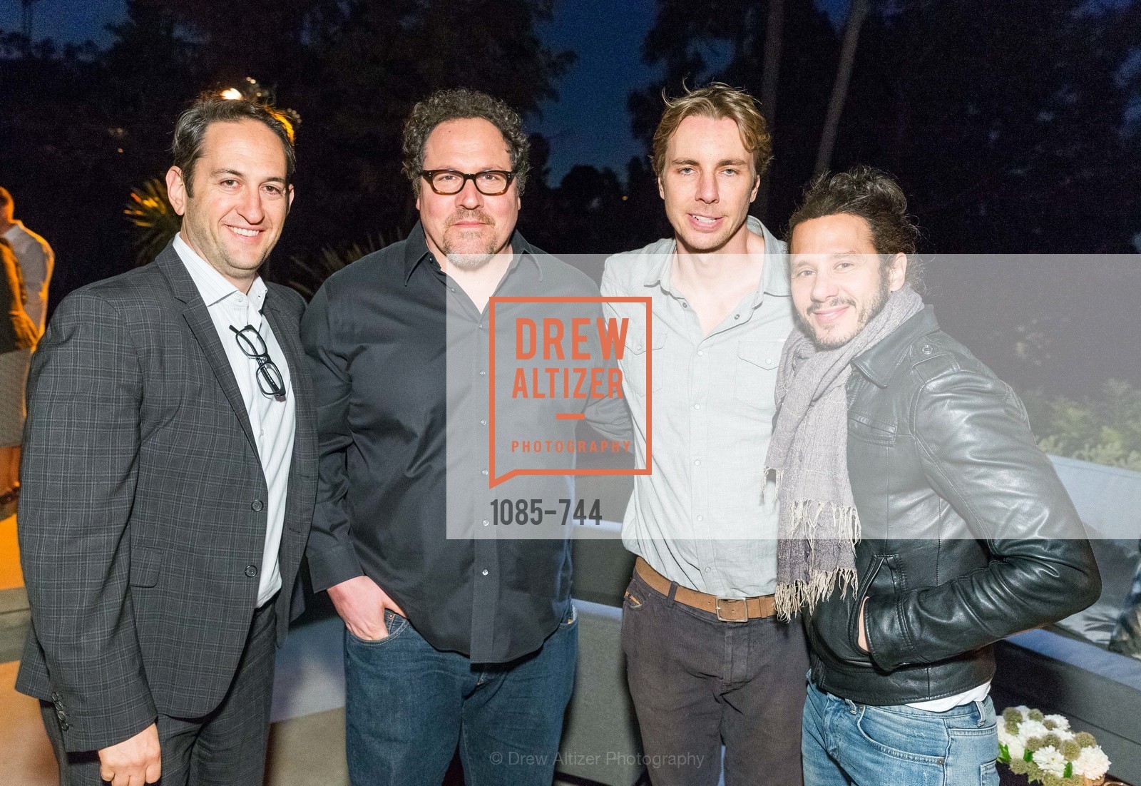 Greg Silverman, Jon Favreau, Dax Shepard, Andrew Panay, Celebration of Launch of SHYP in Los Angeles, US, May 21st, 2015, Photo #1085-744 Greg Silverman, Jon Favreau, Dax Shepard, Andrew Panay, Photo #1085-744