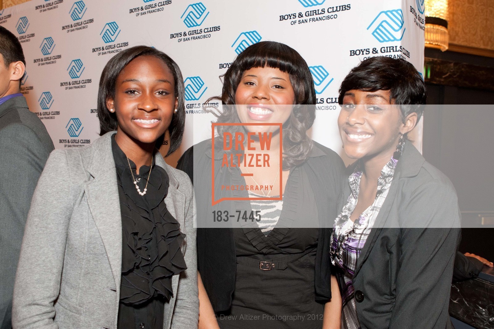 Sasha Newman, Ivana Carroll, Jacquelyn Fuller, 2012 Charles Schwab Youth of the Year, US, February 7th, 2012, Photo #183-7445 Sasha Newman, Ivana Carroll, Jacquelyn Fuller, Photo #183-7445