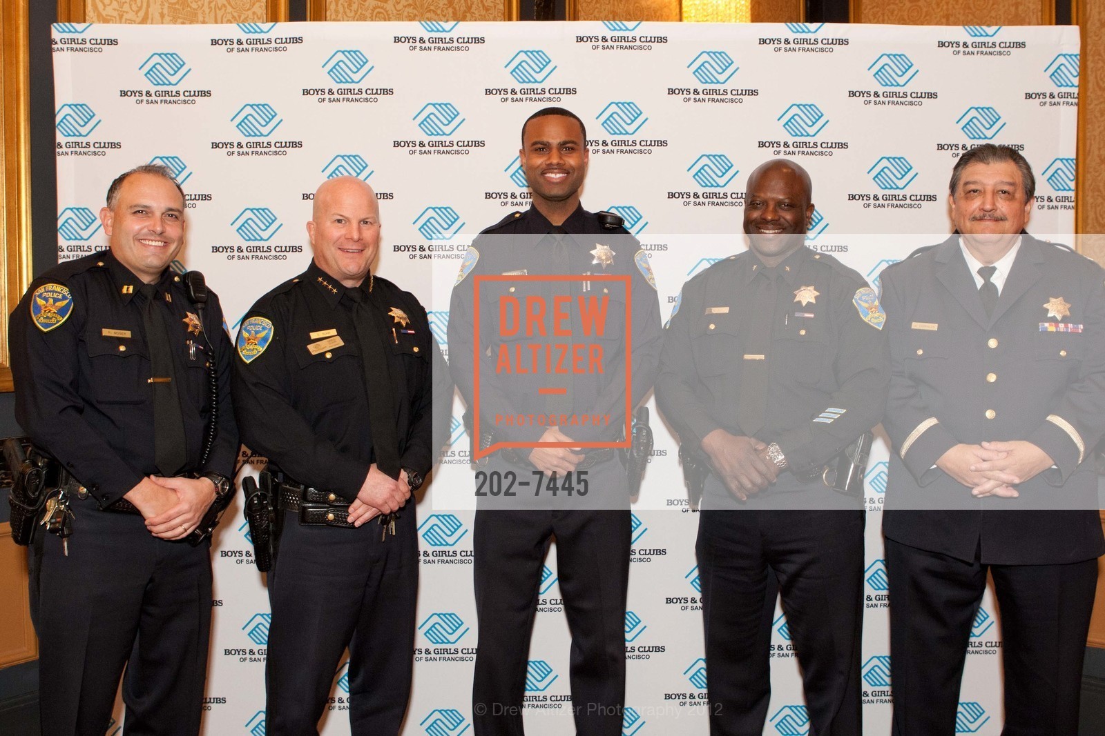Bob Moser, Greg Suhr, Jason Johnson, Mikail Ali, Greg Corrales, 2012 Charles Schwab Youth of the Year, US, February 7th, 2012, Photo #202-7445 Bob Moser, Greg Suhr, Jason Johnson, Mikail Ali, Greg Corrales, Photo #202-7445