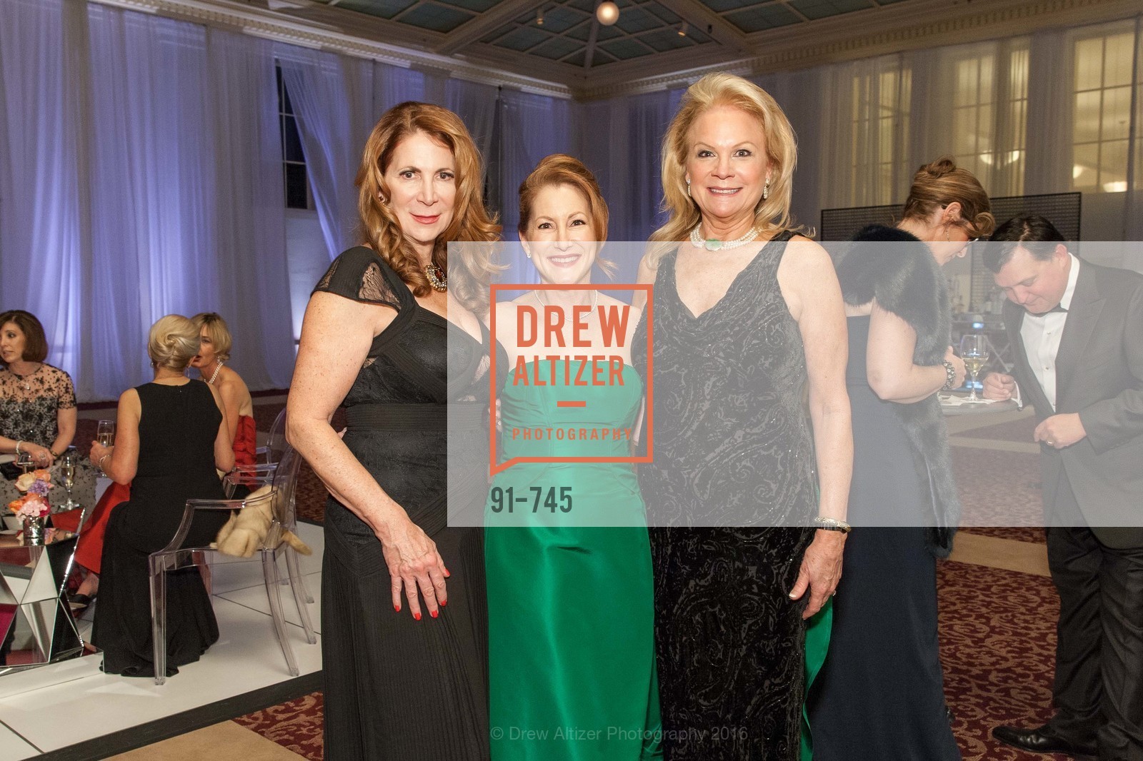 Patricia Ferrin Loucks, Ave Seltsam, Claire Kostic, San Francisco Ballet 2016 Opening Night Gala Part 2, San Francisco City Hall, January 21st, 2016,Drew Altizer, Drew Altizer Photography, full-service agency, private events, San Francisco photographer, photographer california