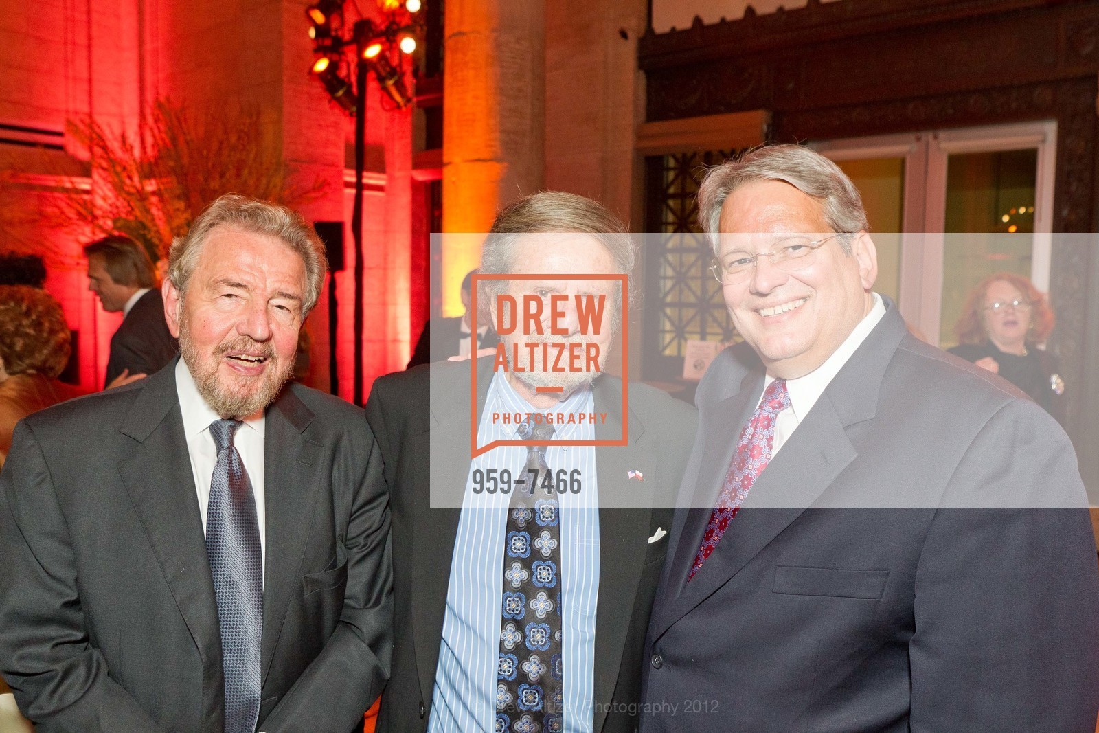 Robert Corrigan, Tad Taube, John Raisian, Photo #959-7466