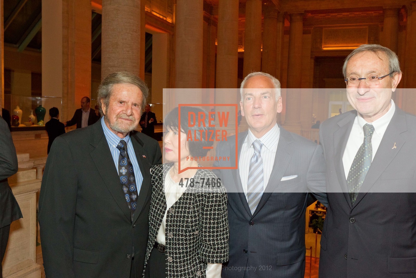 Tad Taube, Susan Koret, Jeff Farber, Menahem Ben-Sasson, Photo #478-7466