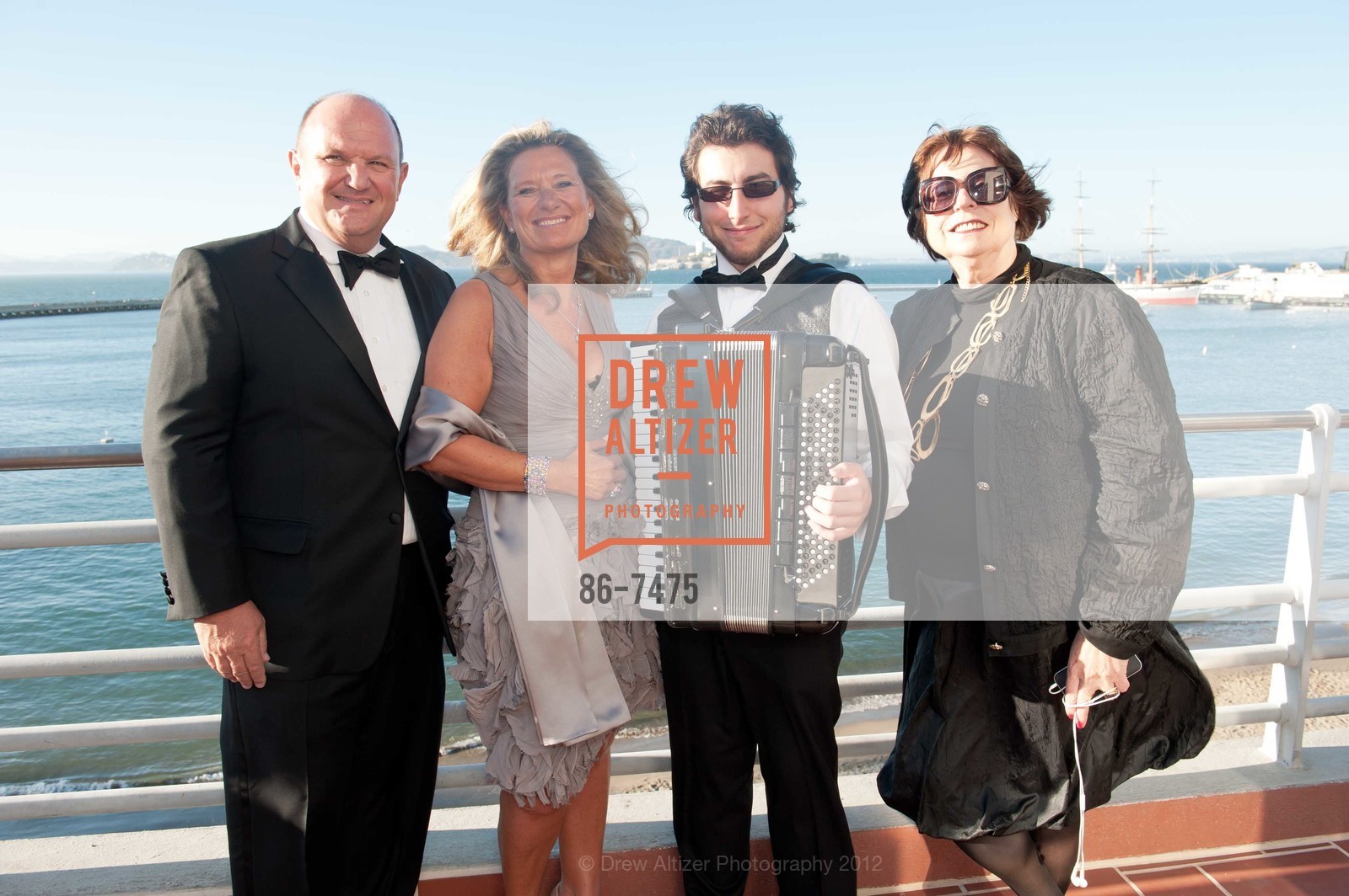 Eric Buatois, Florence Buatois, Cory Pesaturo, Marylene Delbourg-Delphis, FRENCH AMERICAN CULTURAL SOCIETY Presents Paris Est Une Fete 2012, Maritime Museum. 900 Beach Street, September 8th, 2012, Photo #86-7475 Eric Buatois, Florence Buatois, Cory Pesaturo, Marylene Delbourg-Delphis, Photo #86-7475