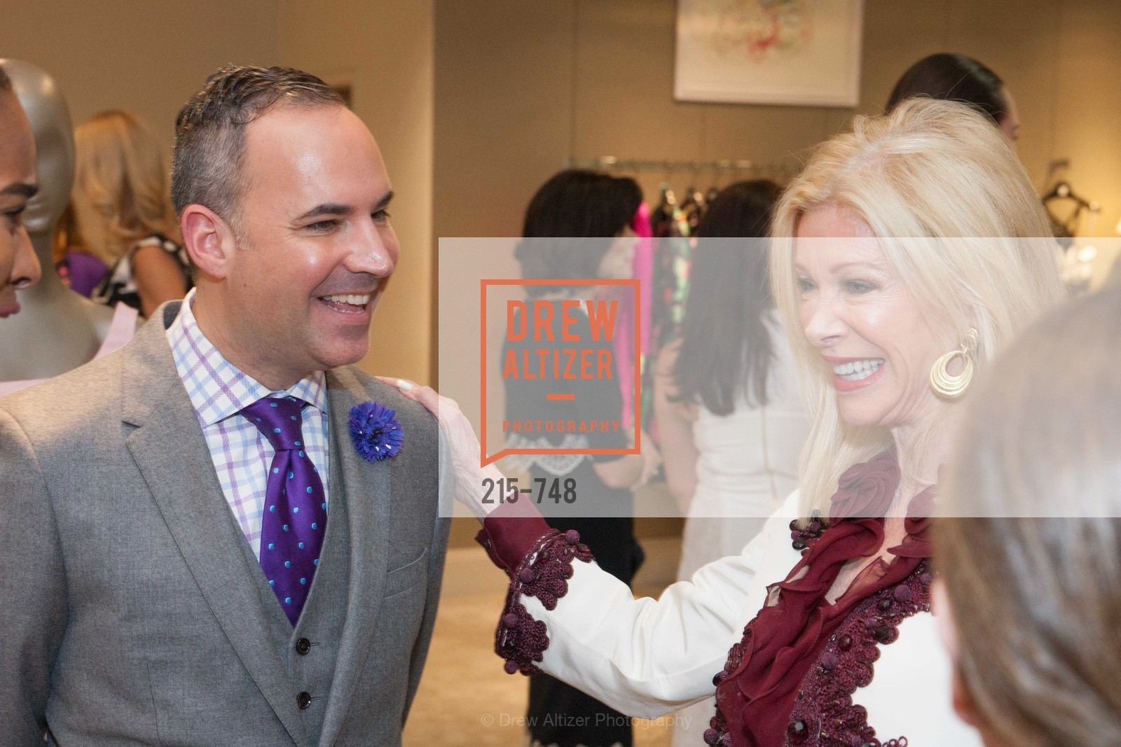 Robert Arnold-Kraft, Pamala Deikel, PETER COPPING'S Personal Appearance at SAKS FIFTH AVENUE, US, May 22nd, 2015,Drew Altizer, Drew Altizer Photography, full-service agency, private events, San Francisco photographer, photographer california