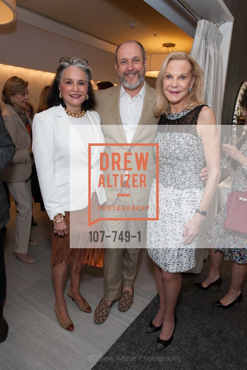 Diane Chapman, Peter Copping, Carole McNeil, PETER COPPING Meets and Greets OSCAR DELA RENTA Clients and Associates at NEIMAN MARCUS, US, May 23rd, 2015, Photo #107-749-1 Diane Chapman, Peter Copping, Carole McNeil, Photo #107-749-1