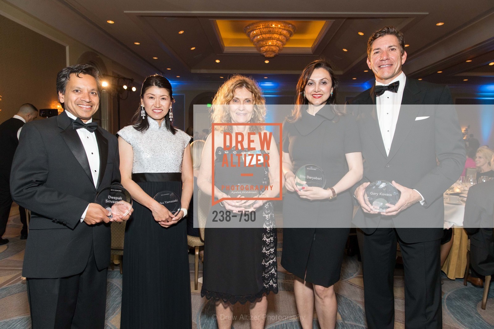 Deepak Srivastava, Akiko Yamazaki, Sharon Chabon, Bita Daryabari, Gary Kovacs, WORLD AFFAIRS COUNCIL Awards Dinner, US, May 27th, 2015,Drew Altizer, Drew Altizer Photography, full-service agency, private events, San Francisco photographer, photographer california