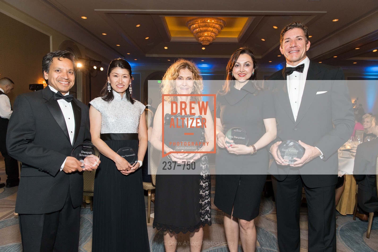 Deepak Srivastava, Akiko Yamazaki, Sharon Chabon, Bita Daryabari, Gary Kovacs, WORLD AFFAIRS COUNCIL Awards Dinner, US, May 27th, 2015,Drew Altizer, Drew Altizer Photography, full-service agency, private events, San Francisco photographer, photographer california