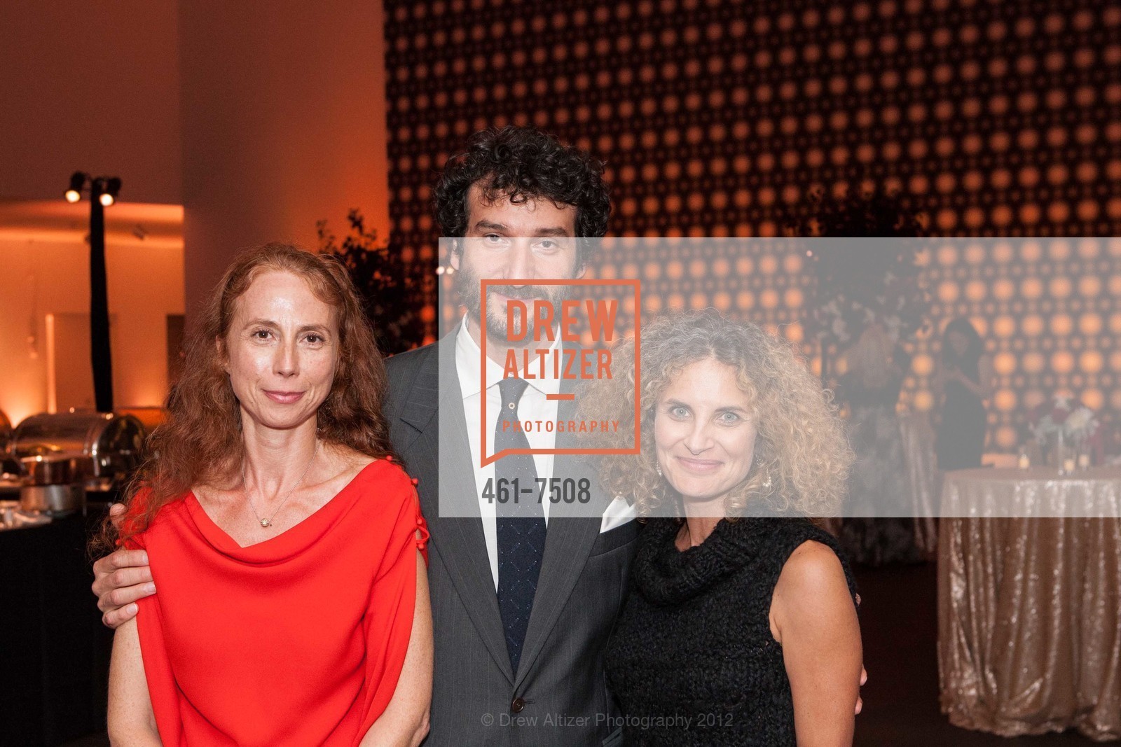 Delphine Pinasa, Giuliano Spinelli, Jill D'Alessandro, Rudolf Nureyev: A Life in Dance Opening Gala Reception at the DE YOUNG MUSEUM, de Young Museum. 50 Hagiwara Tea Garden Drive, October 3rd, 2012, Photo #461-7508 Delphine Pinasa, Giuliano Spinelli, Jill D'Alessandro, Photo #461-7508