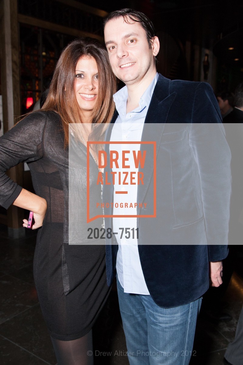 Sheila Mokhtari, Alex Petalas, HAKKASAN SAN FRANCISCO Grand Opening Party, US, November 29th, 2012, Photo #2028-7511 Sheila Mokhtari, Alex Petalas, Photo #2028-7511