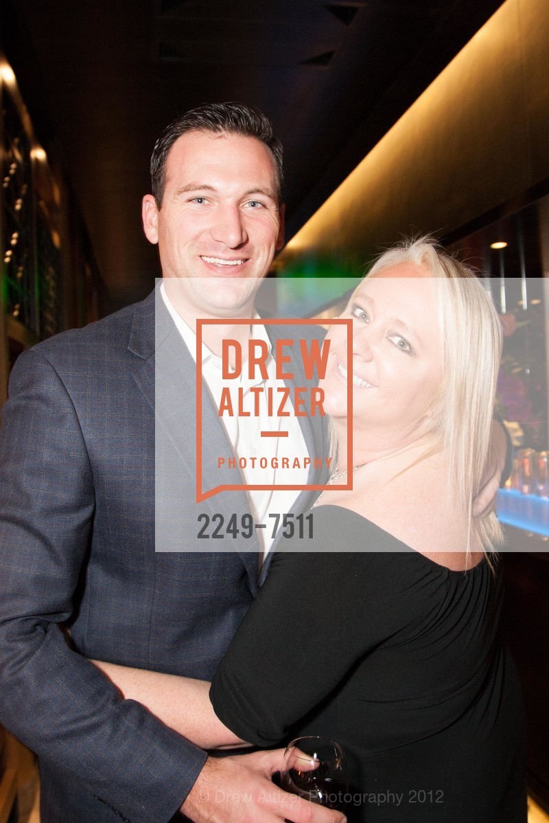 Conor Famulener, Lori Puccinelli Stern, HAKKASAN SAN FRANCISCO Grand Opening Party, US, November 29th, 2012, Photo #2249-7511 Conor Famulener, Lori Puccinelli Stern, Photo #2249-7511