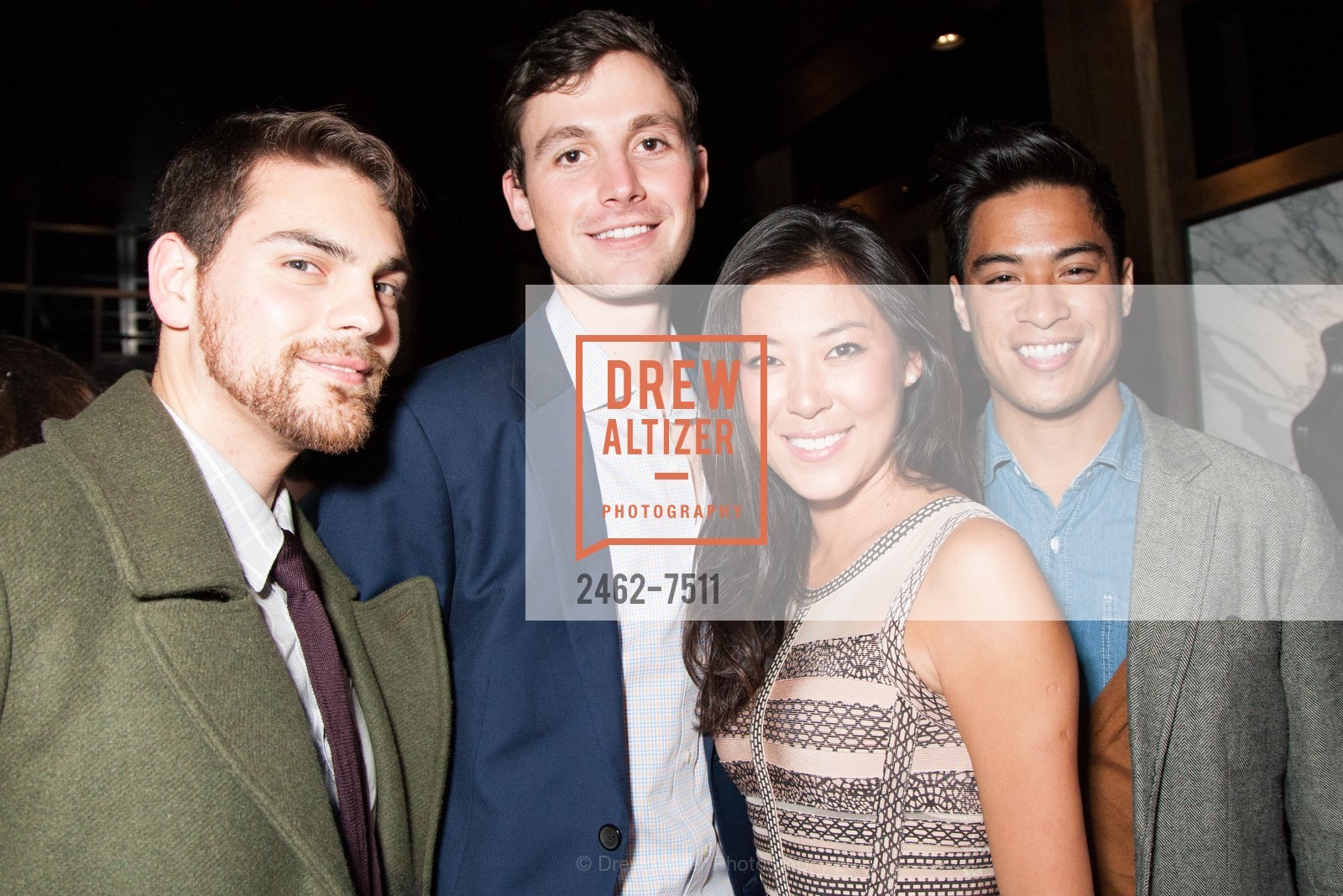 Patrick Miers, Hunter Jackson, Cece Cheng, James Valerio, HAKKASAN SAN FRANCISCO Grand Opening Party, US, November 29th, 2012, Photo #2462-7511 Patrick Miers, Hunter Jackson, Cece Cheng, James Valerio, Photo #2462-7511