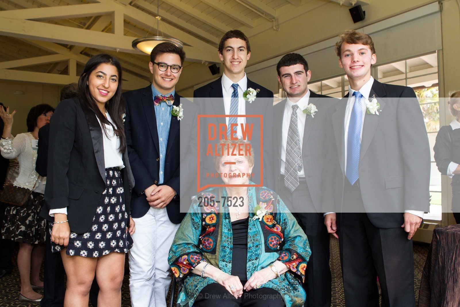 Celine Yousefzadeh, Zak Kukoff, Helen Diller, Adam Weinstein, Joseph Langerman, Daniel Rosenthal, DILLER Teen Tikkun Olam Awards Luncheon, US, August 20th, 2012, Photo #205-7523 Celine Yousefzadeh, Zak Kukoff, Helen Diller, Adam Weinstein, Joseph Langerman, Daniel Rosenthal, Photo #205-7523