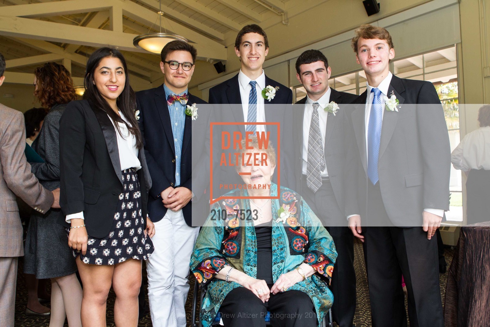Celine Yousefzadeh, Zak Kukoff, Helen Diller, Adam Weinstein, Joseph Langerman, Daniel Rosenthal, DILLER Teen Tikkun Olam Awards Luncheon, US, August 20th, 2012, Photo #210-7523 Celine Yousefzadeh, Zak Kukoff, Helen Diller, Adam Weinstein, Joseph Langerman, Daniel Rosenthal, Photo #210-7523