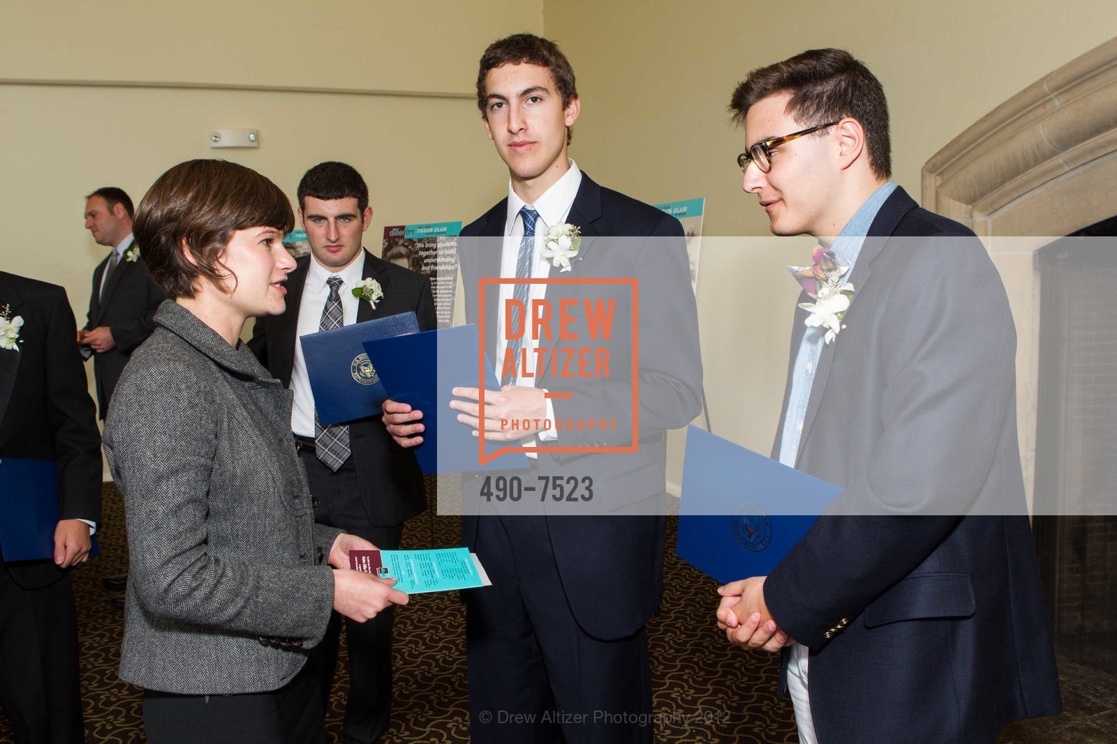 Rebecca Wolfson, Joseph Langerman, Adam Weinstein, Zak Kukoff, DILLER Teen Tikkun Olam Awards Luncheon, US, August 20th, 2012, Photo #490-7523 Rebecca Wolfson, Joseph Langerman, Adam Weinstein, Zak Kukoff, Photo #490-7523