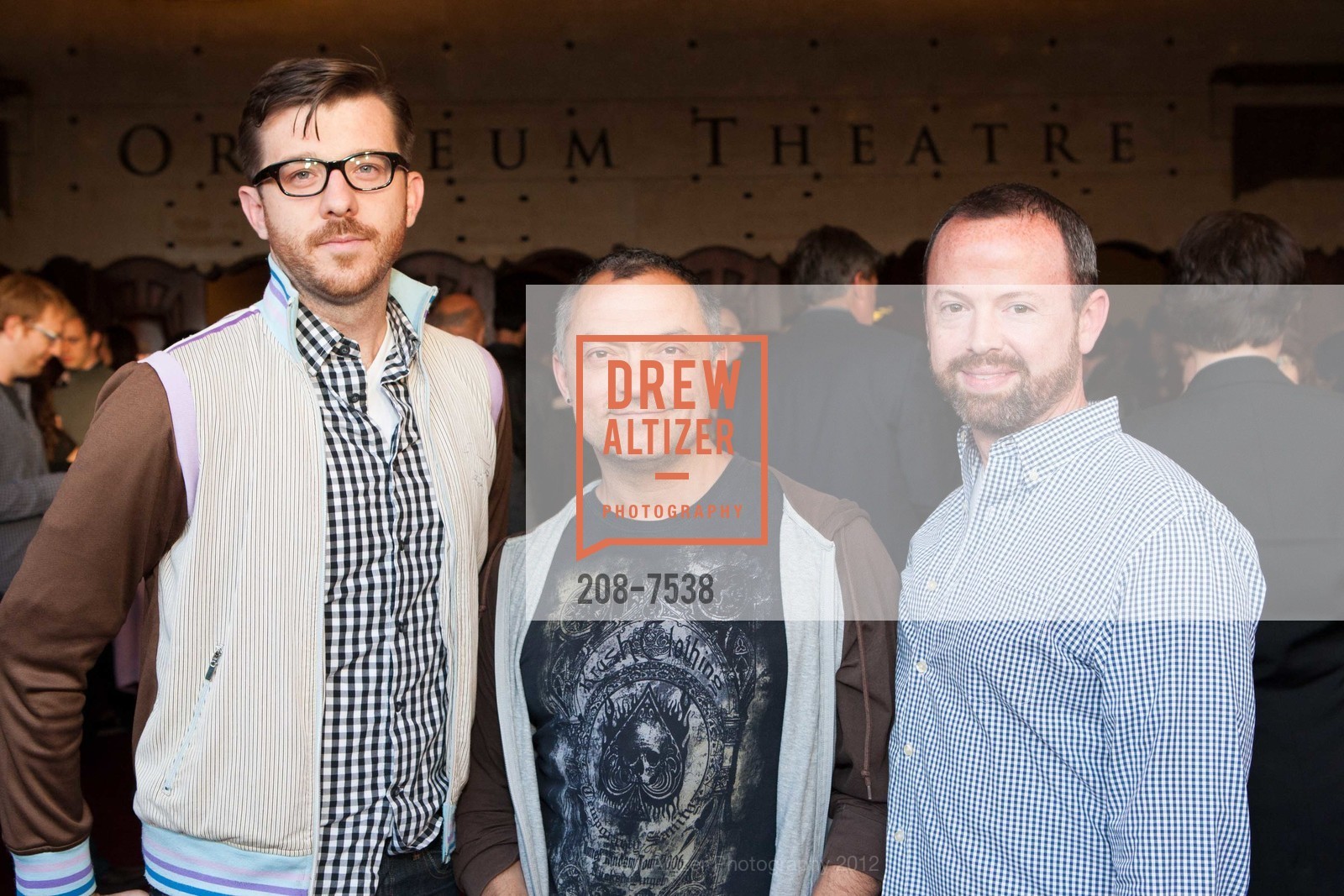 Jason Hanasik, Jorge Hernandez, Thomas Carragher, GREEN DAY'S American Idiot Opening Night at SHN, Orpheum Theatre. 1192 Market St, San Francisco, CA 94102, June 13th, 2012, Photo #208-7538 Jason Hanasik, Jorge Hernandez, Thomas Carragher, Photo #208-7538