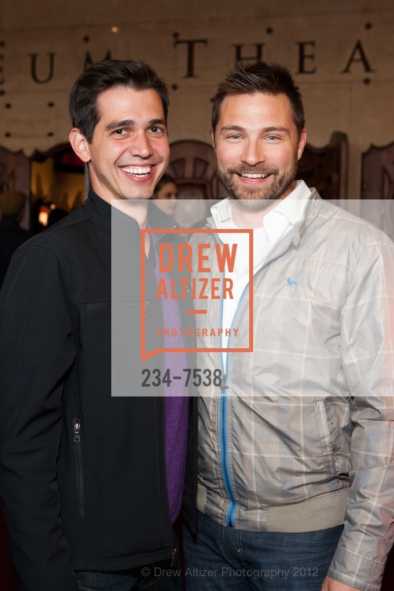 Tanase Popa, Kyle McDaniel, GREEN DAY'S American Idiot Opening Night at SHN, Orpheum Theatre. 1192 Market St, San Francisco, CA 94102, June 13th, 2012, Photo #234-7538 Tanase Popa, Kyle McDaniel, Photo #234-7538