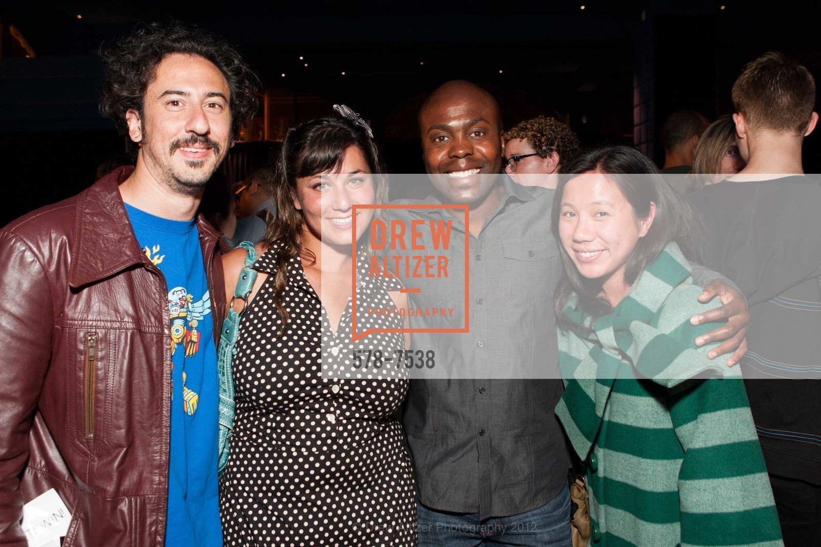Asher Yanich, Lori Weinstein, Rob Chiswa, Ingrid Oliver, GREEN DAY'S American Idiot Opening Night at SHN, Orpheum Theatre. 1192 Market St, San Francisco, CA 94102, June 13th, 2012, Photo #578-7538 Asher Yanich, Lori Weinstein, Rob Chiswa, Ingrid Oliver, Photo #578-7538