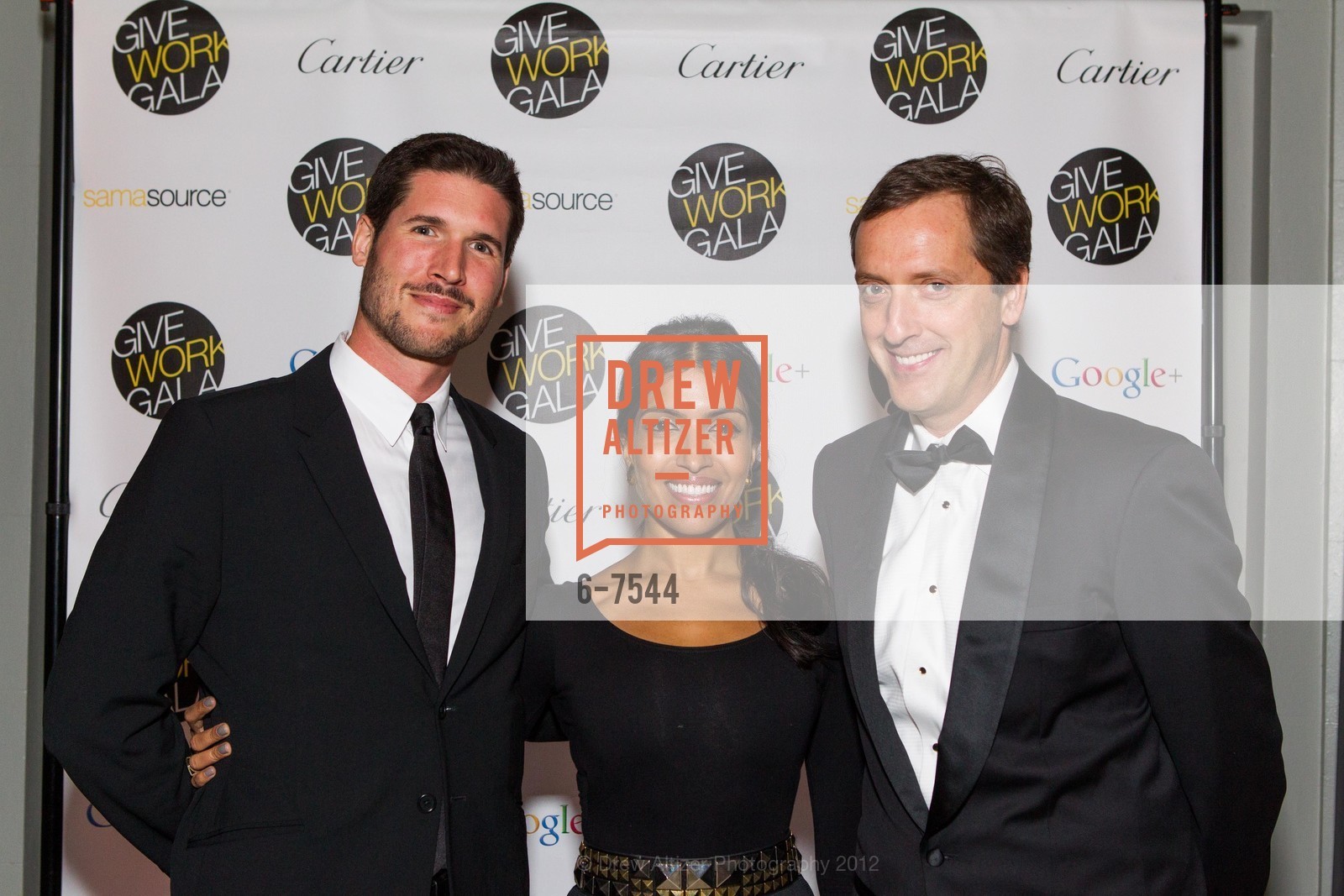 Ben Leslie, Leila Janah, Kenny Kurtzman, SAMASOURCE Give Work Gala: Work for the Next Billion, US, November 2nd, 2012, Photo #6-7544 Ben Leslie, Leila Janah, Kenny Kurtzman, Photo #6-7544