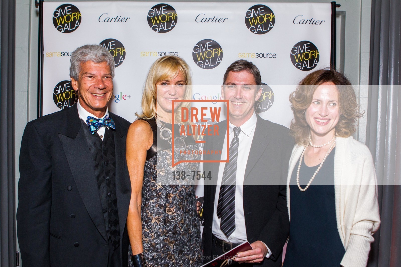 Bill Unger, Martha Baker, Steven Johnson, Alexa Robinson, SAMASOURCE Give Work Gala: Work for the Next Billion, US, November 2nd, 2012, Photo #138-7544 Bill Unger, Martha Baker, Steven Johnson, Alexa Robinson, Photo #138-7544
