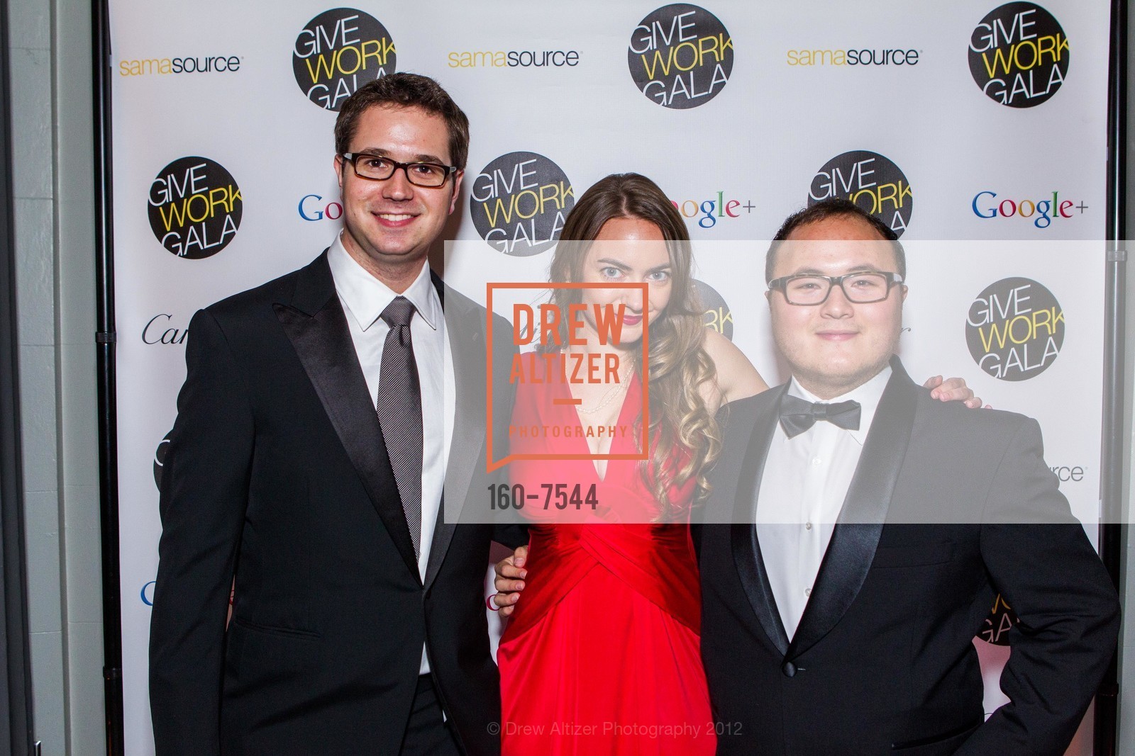 Colin Lowenberg, Caroline McCarthy, Ben Parr, SAMASOURCE Give Work Gala: Work for the Next Billion, US, November 2nd, 2012, Photo #160-7544 Colin Lowenberg, Caroline McCarthy, Ben Parr, Photo #160-7544