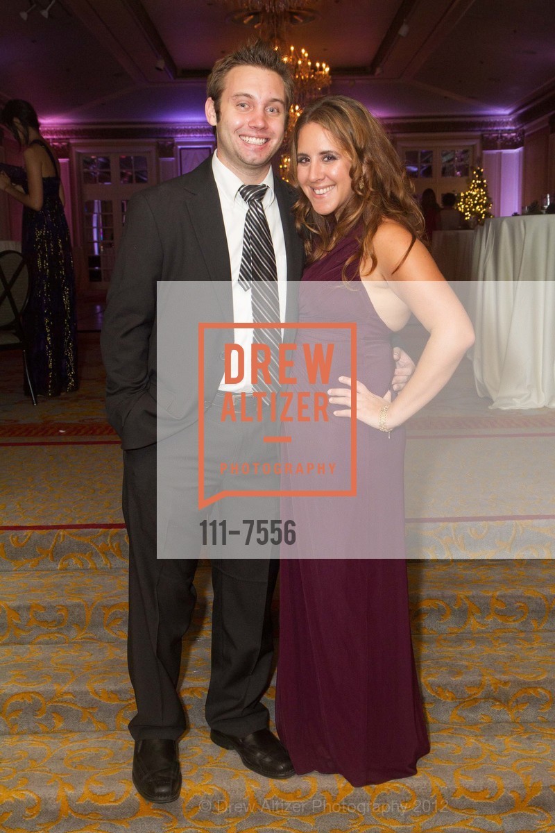 Brandon Kempf, Irene Koulouris, SPINSTERS Annual Holiday Ball, US, December 1st, 2012, Photo #111-7556 Brandon Kempf, Irene Koulouris, Photo #111-7556