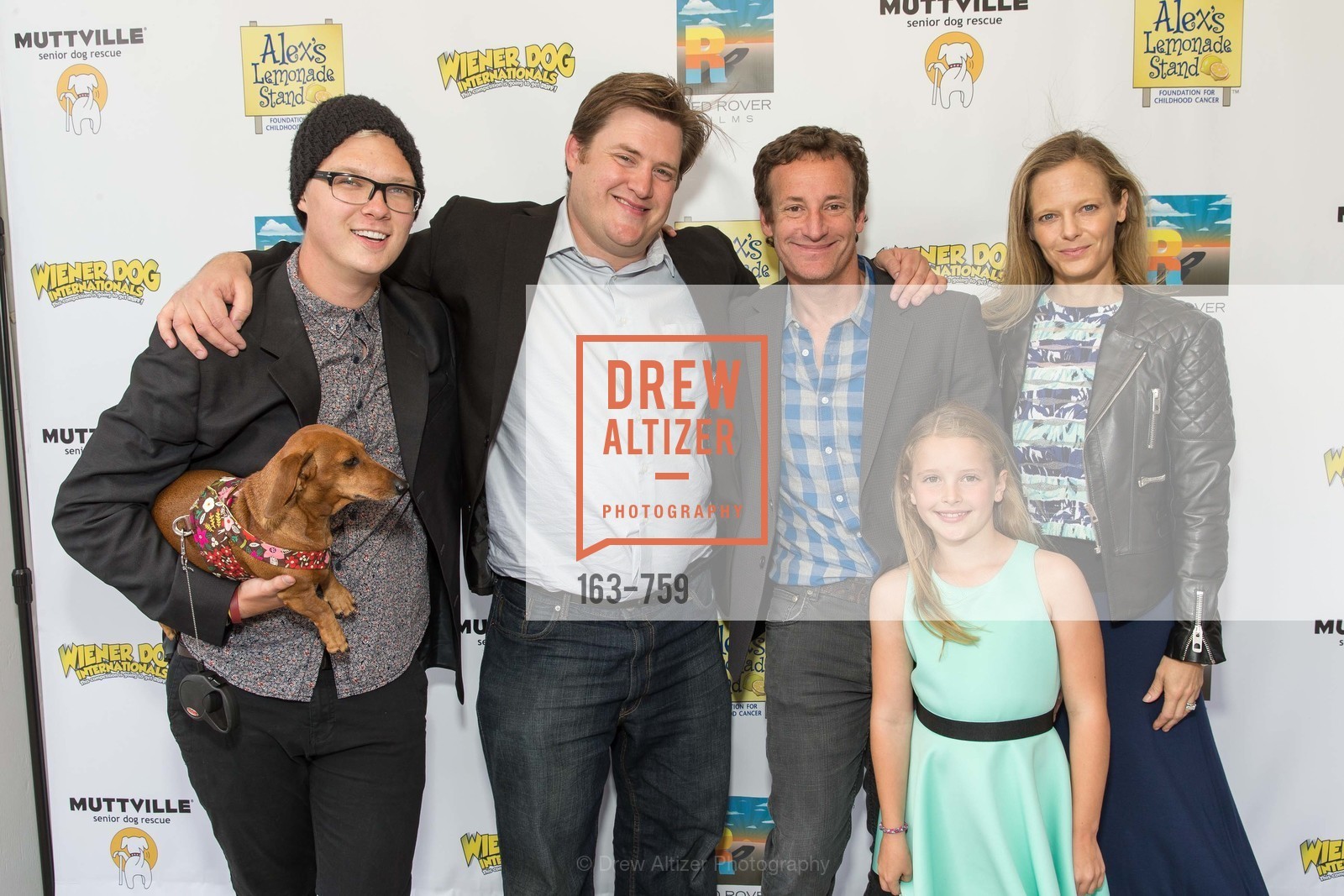 Austin Anderson, Kevan Peterson, Todd Traina, Daisy Traina, Katie Traina, WEINER DOG, The Movie, Screening, The Vogue Theater. 3290 Sacramento St, June 1st, 2015, Photo #163-759 Austin Anderson, Kevan Peterson, Todd Traina, Daisy Traina, Katie Traina, Photo #163-759