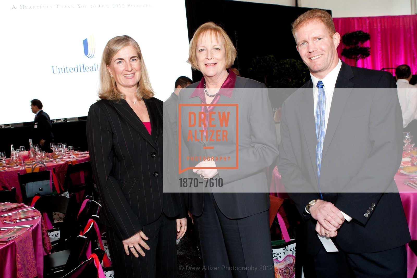 Kristin Boettger, Kat Nunn, Bruce Ferry, 2012 HEROES AND HEARTS Luncheon, US, February 9th, 2012, Photo #1870-7610 Kristin Boettger, Kat Nunn, Bruce Ferry, Photo #1870-7610