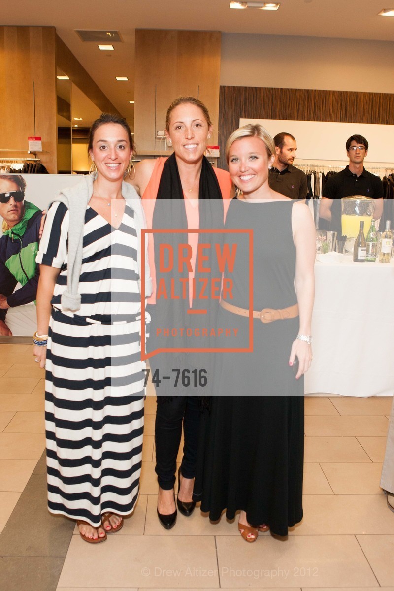 Kim Burt, Alison Hyman, Kelly Broad, BLOOMINGDALES Hosts Evening with Polo Ralph Lauren and Pro-Golfer Jonathan Byrd, Bloomingdales. 845 Market St, San Francisco, CA 94103, June 12th, 2012, Photo #74-7616 Kim Burt, Alison Hyman, Kelly Broad, Photo #74-7616