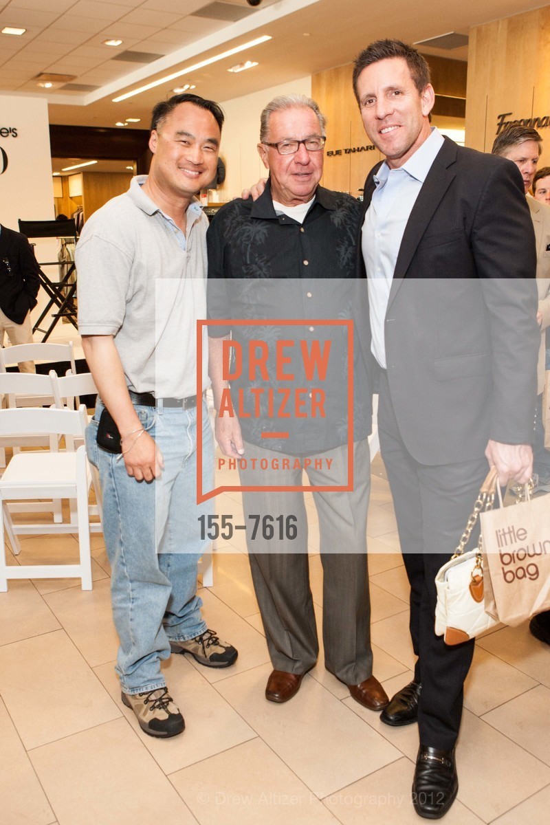 Johnson Chan, John Muir, Darryl Crawford, BLOOMINGDALES Hosts Evening with Polo Ralph Lauren and Pro-Golfer Jonathan Byrd, Bloomingdales. 845 Market St, San Francisco, CA 94103, June 12th, 2012, Photo #155-7616 Johnson Chan, John Muir, Darryl Crawford, Photo #155-7616