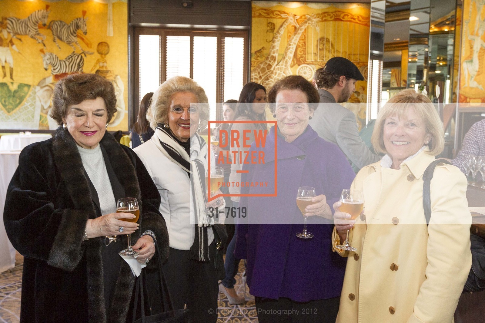 Alma Carroll, Wanda Zakri, Fran Hildebrand, Diana Whitehead, THE FAIRMONT SAN FRANCISCO'S Honey Saison Launch party, US, April 4th, 2012, Photo #31-7619 Alma Carroll, Wanda Zakri, Fran Hildebrand, Diana Whitehead, Photo #31-7619