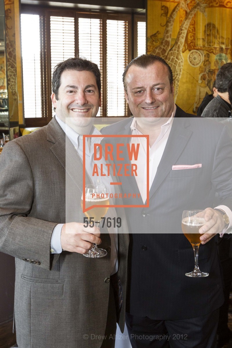 Josh Hachadourian, David Harmer, THE FAIRMONT SAN FRANCISCO'S Honey Saison Launch party, US, April 4th, 2012, Photo #55-7619 Josh Hachadourian, David Harmer, Photo #55-7619