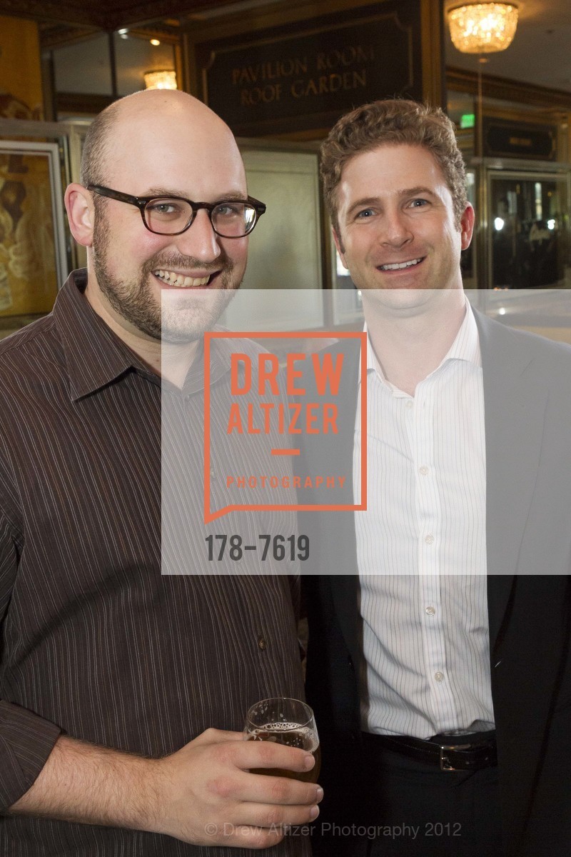 Jesse Friedman, Dean Felk, THE FAIRMONT SAN FRANCISCO'S Honey Saison Launch party, US, April 4th, 2012, Photo #178-7619 Jesse Friedman, Dean Felk, Photo #178-7619