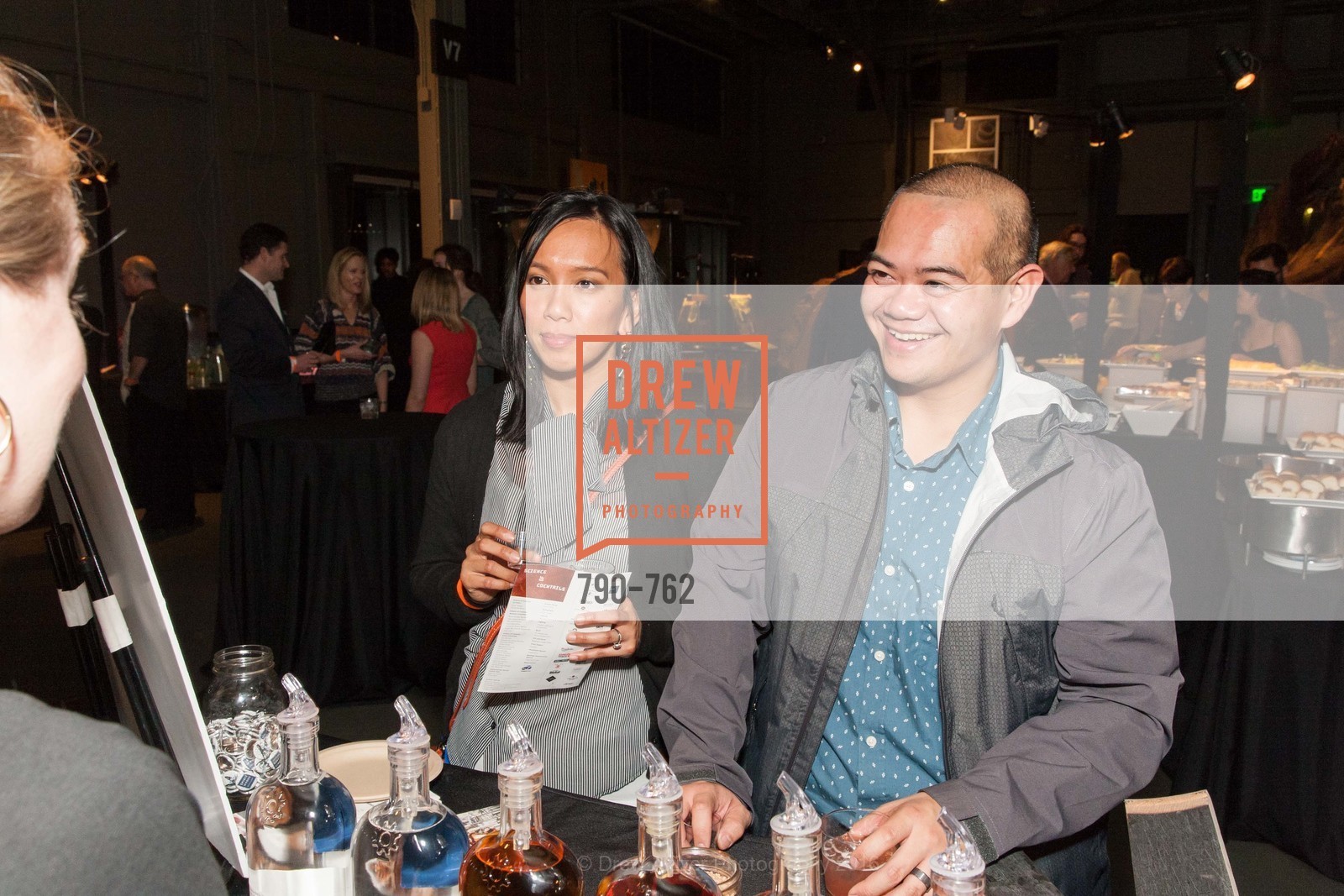 Cheryl Verceles, Joel Verceles, The 2016 Exploratorium Science of Cocktails, Exploratorium. Pier 15, January 22nd, 2016,Drew Altizer, Drew Altizer Photography, full-service agency, private events, San Francisco photographer, photographer california