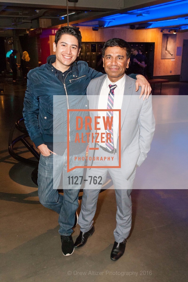 Antonio Castellano, Sanjay Sinha, The 2016 Exploratorium Science of Cocktails, Exploratorium. Pier 15, January 22nd, 2016, Photo #1127-762 Antonio Castellano, Sanjay Sinha, Photo #1127-762
