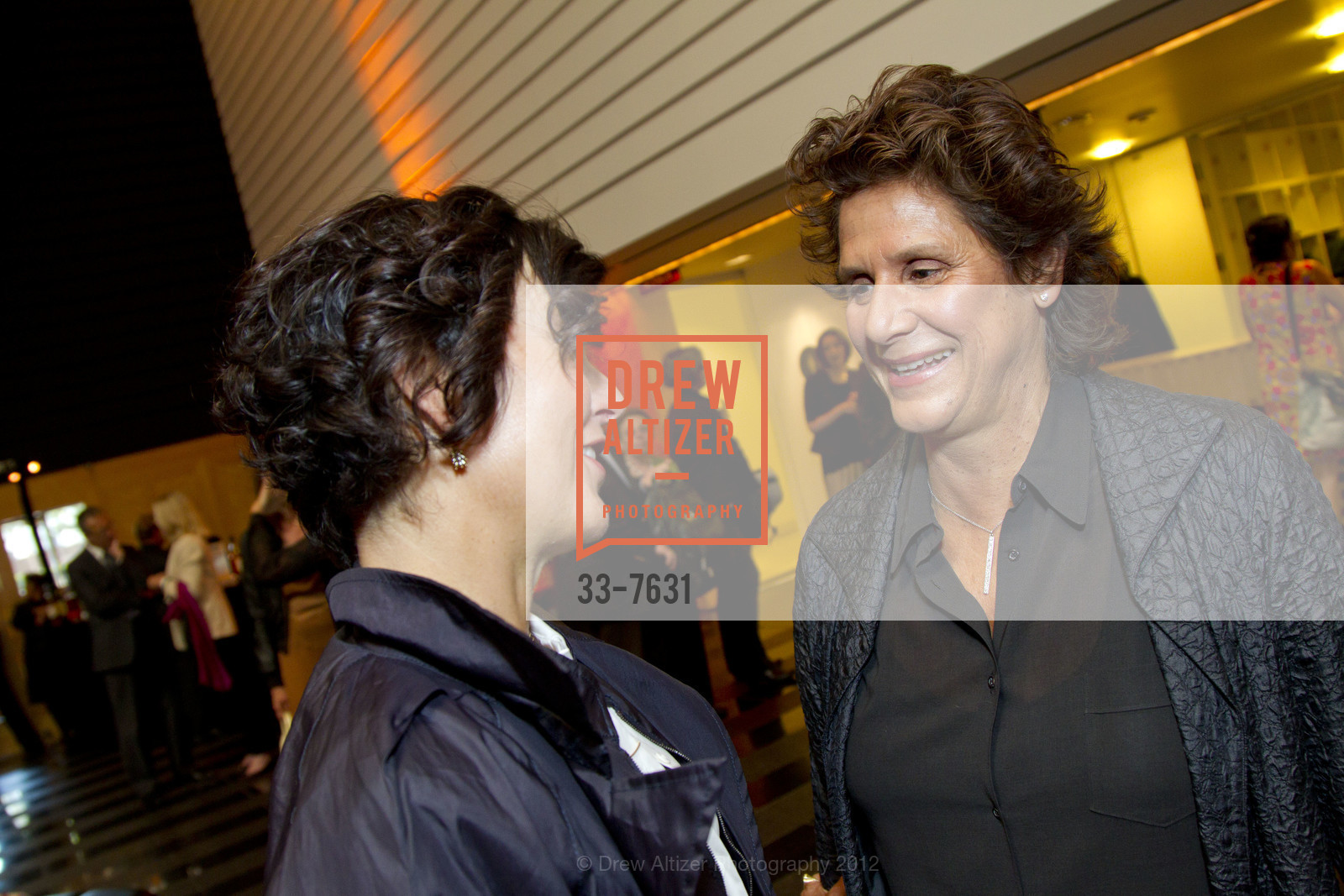Loretta Gargan, Katherine Wagner, Cindy Sherman Opening Reception at SFMOMA, SFMOMA. 151 Third Street, July 11th, 2012, Photo #33-7631 Loretta Gargan, Katherine Wagner, Photo #33-7631