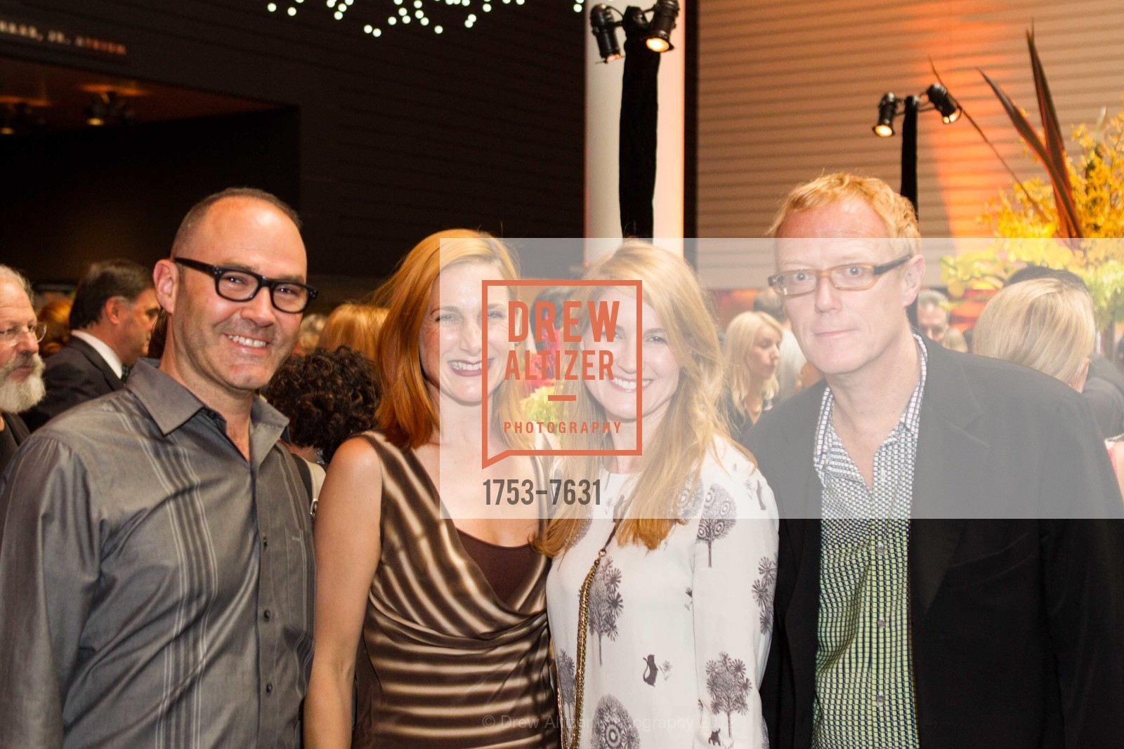 Scott Owens, Monique Jenkinson, Julie Casemore, David J. Haskins, Cindy Sherman Opening Reception at SFMOMA, SFMOMA. 151 Third Street, July 11th, 2012, Photo #1753-7631 Scott Owens, Monique Jenkinson, Julie Casemore, David J. Haskins, Photo #1753-7631