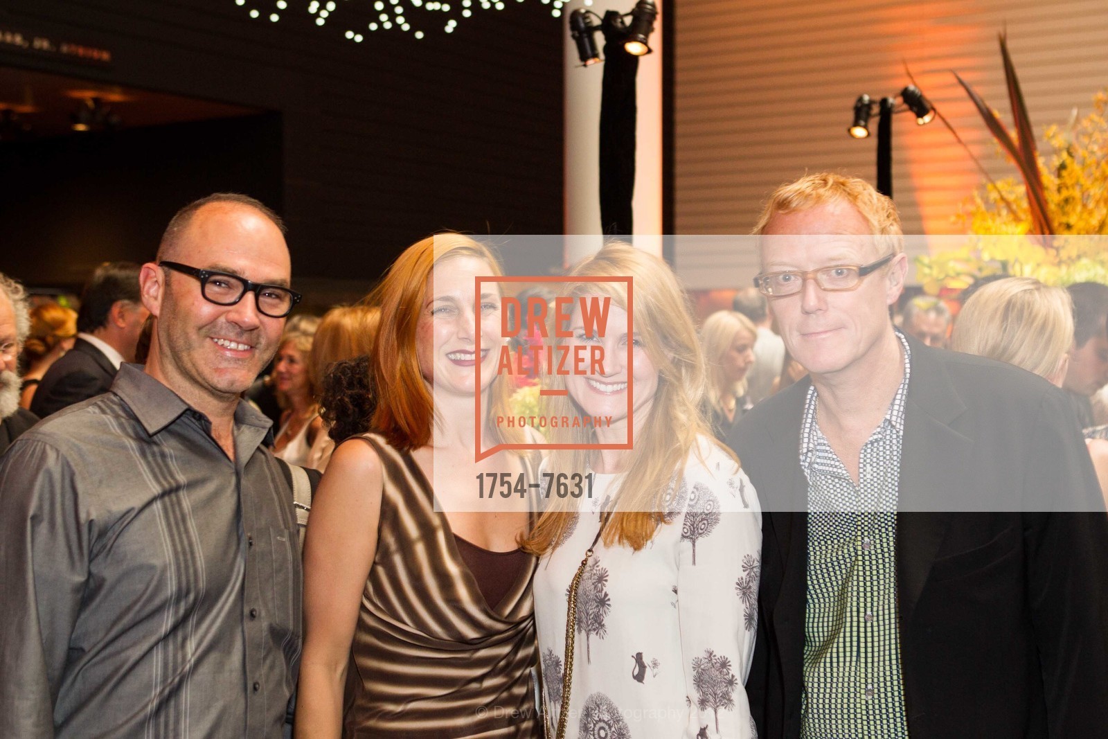 Scott Owens, Monique Jenkinson, Julie Casemore, David J. Haskins, Cindy Sherman Opening Reception at SFMOMA, SFMOMA. 151 Third Street, July 11th, 2012, Photo #1754-7631 Scott Owens, Monique Jenkinson, Julie Casemore, David J. Haskins, Photo #1754-7631
