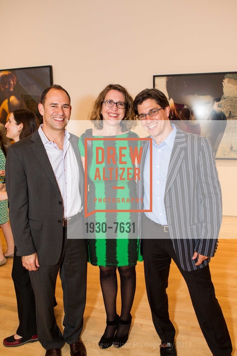 Doug Mandell, Shannon Jackson, Michael Korcuska, Cindy Sherman Opening Reception at SFMOMA, SFMOMA. 151 Third Street, July 11th, 2012, Photo #1930-7631 Doug Mandell, Shannon Jackson, Michael Korcuska, Photo #1930-7631