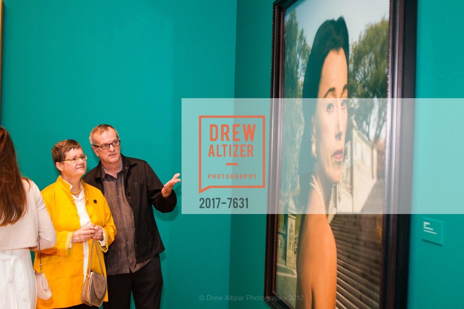 Sabine Reckewell, Stephen Whisler, Cindy Sherman Opening Reception at SFMOMA, SFMOMA. 151 Third Street, July 11th, 2012, Photo #2017-7631 Sabine Reckewell, Stephen Whisler, Photo #2017-7631