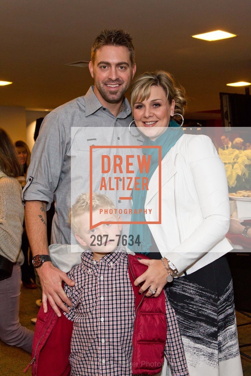 Jeremy Affeldt, Larisa Affeldt, Walker Affeldt, Holiday Heroes 2012, US, December 3rd, 2012, Photo #297-7634 Jeremy Affeldt, Larisa Affeldt, Walker Affeldt, Photo #297-7634