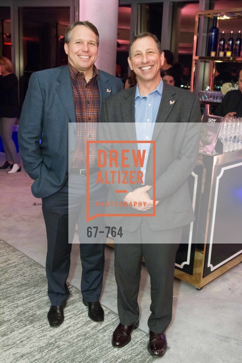 Jim Cook, Mark Rosen, LUMINA and The Bay Lights Reillumination Celebration, LUMINA. Penthouses 36A and 36B, January 26th, 2016, Photo #67-764 Jim Cook, Mark Rosen, Photo #67-764